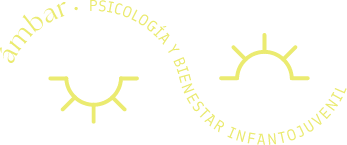 Logo ambar psicologia amarillo