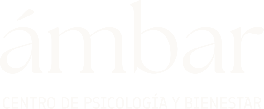Logomarca ámbar, centro de psicología y bienestar